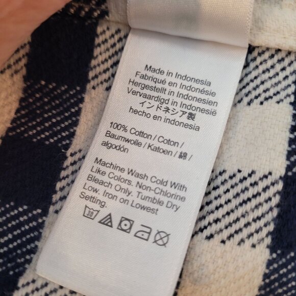 J. Crew Womens Blue & White Checkered Button-Up Shirt - Picture 12 of 15